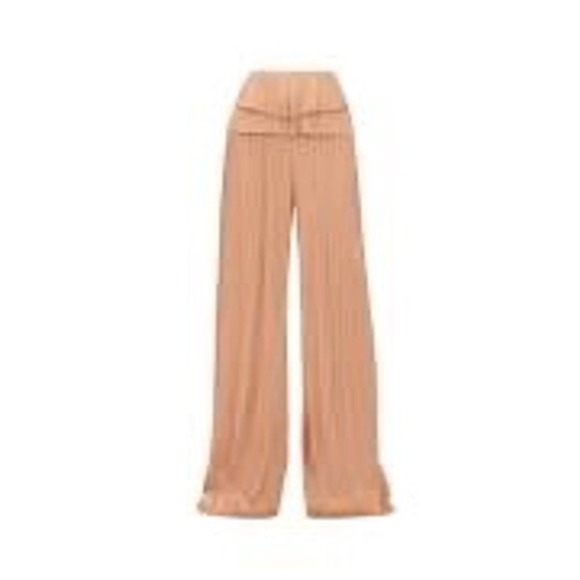 Andrea‎ Iyamah NEW Women's Linea Pleated Pants Size Small in Toffee Size Small - Picture 3 of 10